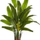 Nearly Natural 4.5 Traveler's Palm Tree Artificial Plant, 7" D x9.5 W x4.5 Ft, Green