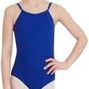 Capezio Girls' Team Basic Camisole Leotard with Adjustable Straps,  Medium (8-10)