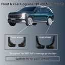 Mud Flaps Splash Guards for Hyundai Palisade 2026, Custom Fit All Weather Exterior Accessories, Only for Calligraphy