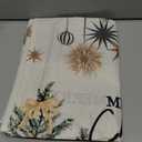 Artoid Mode Xmas Trees Holly Pine Cone Merry Christmas Table Runner, Seasonal Winter Kitchen Dining Table Decoration for Home Party Decor 13x120 Inch (Beige)