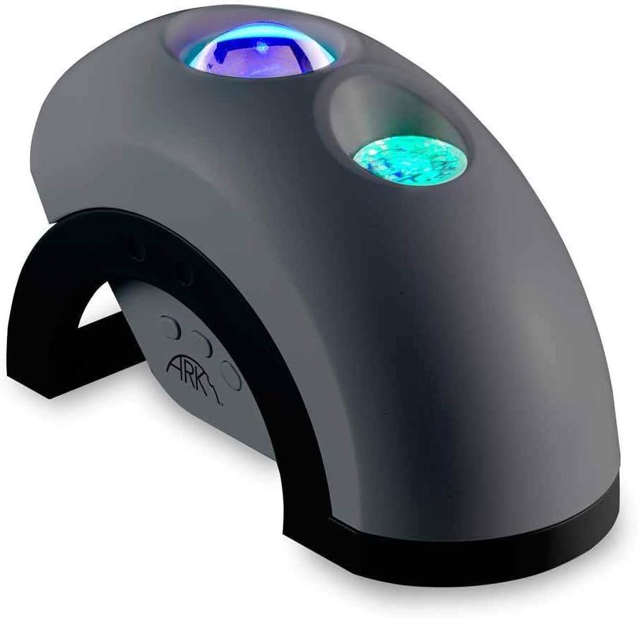 BlissLights Ark Lite - LED Aurora Projector, Laser Nebula, Galaxy Lighting, Game Room Night Light, and Mood Lamp (Green/Blue/Grey)