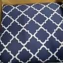 Outdoor Loveseat Cushion Set Patio Deep Seat Cushion for Outdoor Furniture Water Repellent 44'' x 24'' Patio Cushion Set for Couch, Bench and Swing, Fade Resistant (Blue Plaid, 2 Sets)