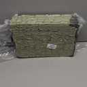 Romrol Dog Stairs Ramp for High Beds Couches, High Density Foam Pet Steps with Durable Non-Slip Waterproof Fabric Cover, Dog Stairs for Small Dogs or Cats or Pets, 3-Step,15 Inch,Green