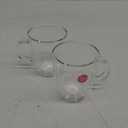 Bodum 10oz Bistro Double Wall Insulated Mug, High-Heat Borosilicate Glass, Set of 2, Clear