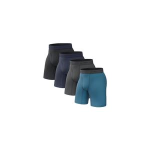 Pair of Thieves Men’s Long Boxer Briefs – Soft, Breathable, Quick Dry Underwear with 4-Way Stretch – Multi-Pack M