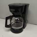 BLACK+DECKER 12-Cup Coffee Maker with Easy On/Off Switch, Easy Pour, Non-Drip Carafe with Removable Filter Basket, Vortex Technology, Black