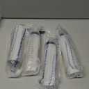 4 PCS 150 ML Large Syringes, Plastic Garden Industrial Syringes for Scientific Labs, Measuring, Watering, Refilling, Filtration Multiple Uses