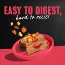 Cesar Loaf & Topper in Sauce Wet Dog Food Angus Beef Flavor with Bacon & Cheese, 3.5 oz. Easy Peel Trays, 24 Count (Pack of 1) (EXP 01/01/28)