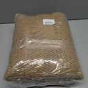 Yancorp Front Door Mat 24"x 35" Faux Jute Indoor Entrance Doormat Outdoor Welcome Mat Entry Entryway Rugs Inside Outside Door Mats for Home Entrance Durable Non Slip Dirt Trapper Duty-Tan