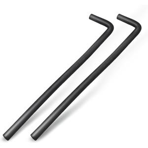 LS Swap Heater Hose Set 90 Degree Molded Heater Hose - 5/8" ID & 3/4" ID, 4" x 24" Length, Black