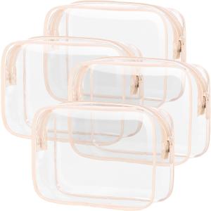 PACKISM TSA Approved Toiletry Bag 4 Medium - Quart Size Clear Makeup Bag for Carry On, Airport Security Compliant Clear Travel bag for Toiletries with Reinforced Seams, Active Pink
Visit the PACKISM Store