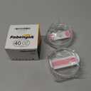 40 OZ Tumbler Lid Replacement Fit for Stanley Cup, 2 Pack Clear Replacement Lids Fit for Stanley Travel Tumbler, Spill Proof Tumbler Covers for Stanley Cup Accessories (Clear - Pink)