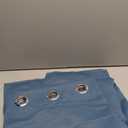 NICETOWN Stone Blue Blackout Curtains 72 inch Long, Thermal Insulated Grommet Privacy Energy Saving Shades for Bedroom, Living Room, Bathroom, Laundry, Patio, Closet, 2 Panels, W52 x L72