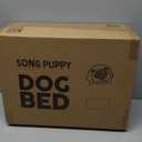 Extra Large Dog Bed, Orthopedic XL Washable Memory Foam Bed for Big Dogs Waterproof Pet Couch Sofa Bolster with Removable Cover, Non-Slip Bottom, Tennis Ball Toy, 42x30