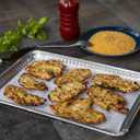 16 x 11 Inch 20 Pack Large Aluminum Pans Cookie Sheets Heavy Duty Non Stick Disposable Baking Trays for Cookies Bacon Brownies Rectangular Foil Pans for Oven Broiler Cooking Grilling Catering