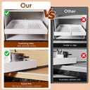 OneDream 2 Pack Pull Out Cabinet Organizer, 21" Deep Slide Out Drawers for Kitchen Cabinets, No Drill Adhesive Pull Out Drawers for Cabinets, Roll Out Shelves Adjustable Width 12.05"-20.4"