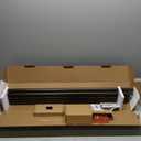 KAMANINA 1 Inch Double Curtain Rods 66 to 120 Inches (5.5-10 Feet) Telescoping Heavy Duty Drapery Rod for Windows 54 to 115 with Twisted Cage Finials, Antique Bronze