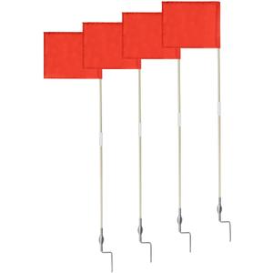 Soccer Corner Flags Set of 4, 67-Inch Portable Football Field Corner Flags for Soccer Rugby Field Hockey
