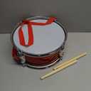 11inch Snare Drum with Adjustable Strap Professional Percussion Instrument Musical Instruments for Teens Birthday Gifts, Red