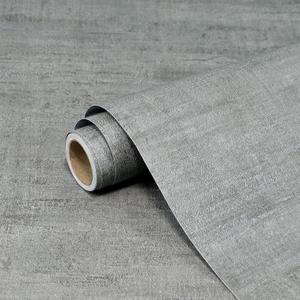 TAPETYLLER Light Grey Concrete Peel and Stick Wallpaper 23.6"×480" | Faux Cement Concrete Contact Paper Waterproof Self Adhesive Removable Decorative Wallpaper for Bedroom Bathroom Cabinets