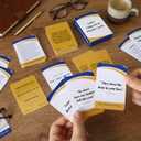 Affrolling 53 Pcs Objection Questions Deck Salesperson Training Flashcards Include 52 Cards and One Instruction Manual, for Training Tools, Improve Skills and Role-Playing Practice