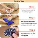 Dog Paw Protector Gripper Traction Pads,Dog Paw Covers,Foot Stickers in Summer Hot/Winter Cold Pavement,Dog Shoes Booties Socks Replacement,12 Sets (48 pcs) XXXL Black