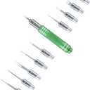 DINYO Upgraded Pin Extractor Tools with 10pcs Replacement Tips Automotive/Computer Repair Release Wire Connector Removal for Most Connector