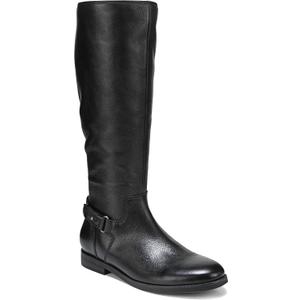 Vionic Women's Rochelle Fashion Boot Black Leather (Black, M)