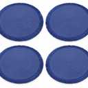 NDO 4 PK FRINGE PLACEMAT BLUE
