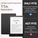 CoBak Case for 6.8" Kindle Paperwhite 11th Gen 2021- Smart Cover with Auto Sleep Wake Feature, Lightweight, Slim, PU Leather, Sage