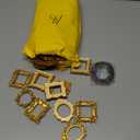 Teenyyou 40 Pcs Mini Gold Picture Frames with Magnetic Tape Small Vintage Resin Antique Miniature Tiny Frames DIY Baroque for Photo Jewelry Home Wedding Decor