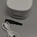 IGOKOTI Desk Vacuum Cleaner Mini,Counter Vacuum,Tabletop Vacuum Cleaner USB Rechager, Cordless Energy Saving Design (White Charging)