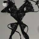 Avidlove Women Lingeries Deep V Teddy Lingerie Sexy Lace Bodysuit One Piece Mini Babydoll, XXL