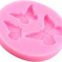 3 x YIHUOMOLDS Butterfly Fondant Silicone Molds For Cake Decorating Cupcake Topper Chocolate Candy Gum Paste Polymer Clay