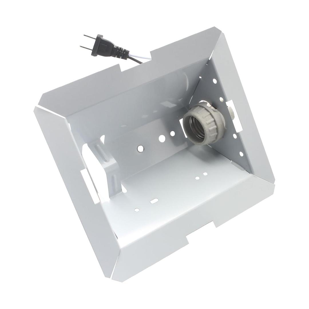 S97014212 Light Reflector with Socket for Broan NuTone 763N HB80RL 678 679 Bathroom Ventilation Fan. Fit for Broan Various Models
