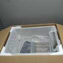 Stainless Steel Undermount Single Bowl Sink - 22x18 Inch Modern Bar & Kitchen Combo - SS Grid, Silicon Mat, Drain Strainer Set