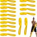 16-Pcs Resistance Bands Set - Premium Elastic Workout Bands for Home Gym, Strength Training, Yoga & Physical Therapy