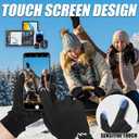 RIGWARL Winter Gloves Men Women Warm Gloves for Cold Weather Touch Screen Windproof Glove for Running Driving Cycling Hiking Walking Gardening (Small)
