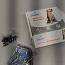 Supet Prong Collar for Dogs, Adjustable Dog Choke Collar Adjustable Dog Pinch Collar with Quick Release Buckle for Small Medium Large Dogs(Packed with One Extra Links) (Metallic) M (Neck: 16"--18'' Weight: around 50 lbs)