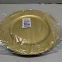 ELEGANT DISPOSABLES 13'' Party Chargers Large Plates & Platters Great for Elegant Party's Weddings Tableware Great for Serving dish Gold Pack of 6