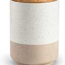 vancasso Sabine Coffee Storage Jar, 36 Oz Ceramic Kitchen Canister with Airtight Wood Lids, Coffee Container for Ground Coffee, Tea, Sugar, Nuts, Candy, Spices