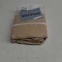 MIYE Pleated Waffle Weave Bed Skirt, Tailored Dust Ruffle 16 Inch Drop Easy Fit, Machine Washable,No Split Corners (Beige,Cal King)