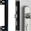 Door Latch Guard Plate 7 Outswing Door Security Protector Shield, Heavy Duty Version, Cover to Block Access to The Door Lock/Deadbolt Latch  Protect Against Forced Entry