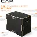 CAP Barbell 3-in-1 Plyometric Box | Multiple Styles and Sizes