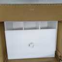 Tampon Box for Bathroom, Tampons and Pads Storage Holder, Women Period Organizer Container, White