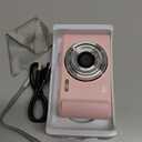 Digital Camera 4K for Kids: 48MP Pink Camera for Teens Photography - Christmas Birthday Gifts for Girls - 16X Zoom Shoot for Vlogging - Compact Camera for 6 7 8 9 10 Years Old- Toys for Toddler