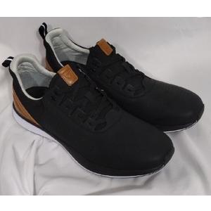 NWOB Deer Stags Cranston Black Brown Water Repellent Sneakers Mens, Size  10