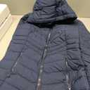 ROYAL MATRIX Womens Packbale Puffer Jacket Lightweight Winter Insulated Puffy Jacket Quilted Puffer Coat With Hood Navy, S