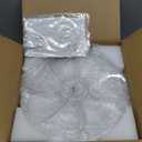 Bevenus Low Profile Ceiling Fan with Lights,110v Modern Dimmable Flower Shape, Remote Control/app Control,Timing 6 Gear Speeds Fan Ceiling Lamp. (White)