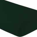 100% Cotton Twin XL Hunter Green Fitted Bed Sheet Soft and Comfy - Twin Extra Long, 15" Deep Pocket, 39" x 80" Great for Dorm Room, Hospital and Split King Dual Adjustable Beds (Twin XL, Hunter)